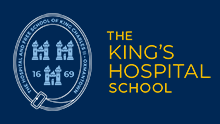 The_King's_Hospital_School_logo_on_blue.png